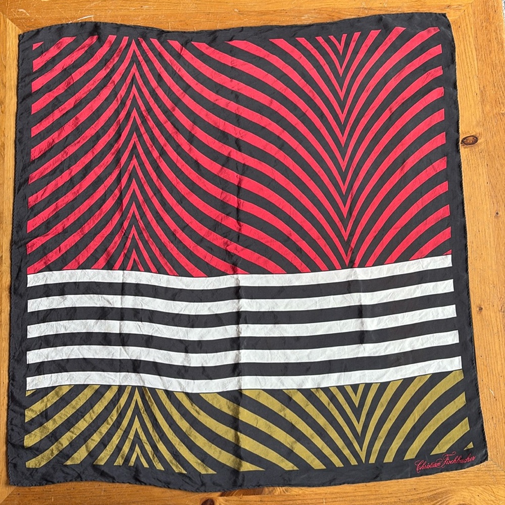 Christian Fischbacher vintage silk scarf